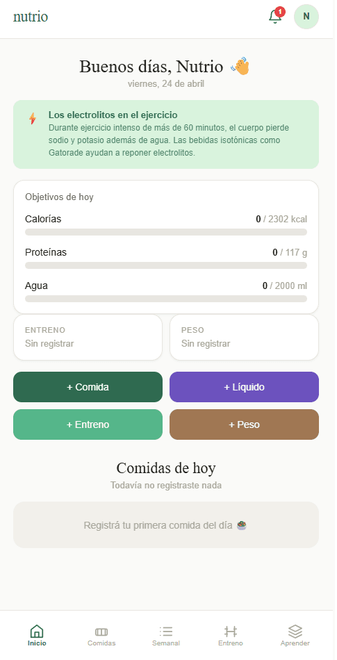 Dashboard de Nutrio